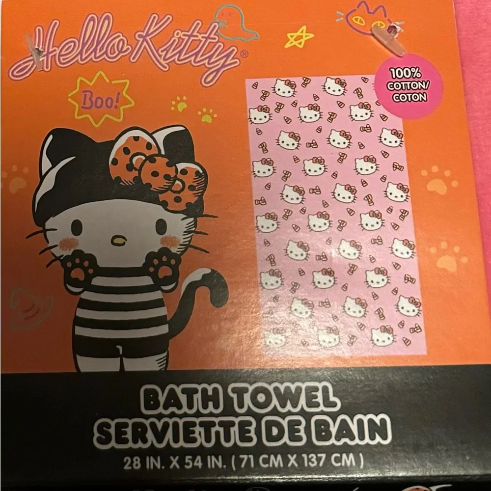 Hello Kitty Halloween bath towel - Picture 2 of 2